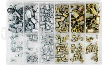 НАБОР СТАЛЬНО-АЛЮМИНИЕВЫХ ЗАКЛЕПОЧНЫХ ГАЙОК СТАЛЬНО-АЛЮМИНИЕВЫХ ЗАКЛЕПОЧНЫХ ГАЙОК
