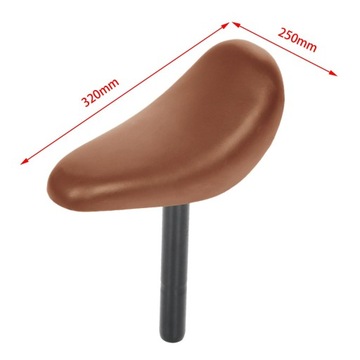 Седло для детского беговела с подседельным штырем 22 мм.