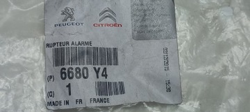 SENZOR ZÁMKU OTEVÍRÁNÍ KAPOTY OPEL GRANDLAND PEUGEOT 308 RCZ PSA 6680Y4