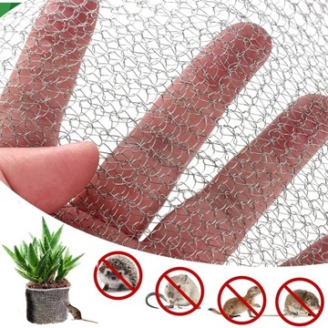 4X МЕТАЛЛИЧЕСКАЯ СЕТОЧНАЯ КОРЗИНА ДЛЯ КОРНЕЙ РАСТЕНИЙ ОТ КРОТОВ И ПОЛЕВОК