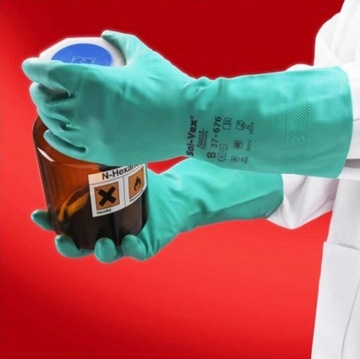 ПЕРЧАТКИ ХИМИЧЕСКИЕ ЗАЩИТНЫЕ ОТ КИСЛОТ Р. 9/Л