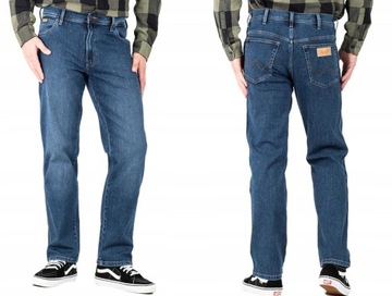 WRANGLER Texas męskie spodnie jeans proste W34 L30