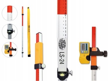 Лазерный уровень Nivel System SET NL520G + штатив + рейка