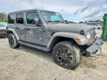 Jeep Wrangler IV 2021 Jeep Wrangler Unlimited Sahara 4xe 2021 2.0 Hybryda 375KM, zdjęcie 4