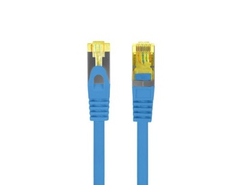 KABEL PATCHCORD KAT.6A S/FTP 1M NIEBIESKI LANBERG