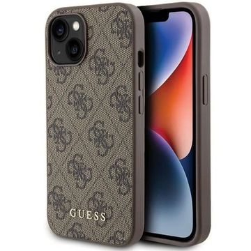 Oryginalne Etui GUESS Hardcase GUHCP15SG4GFBR do iPhone 15 (4G Metal Logo /