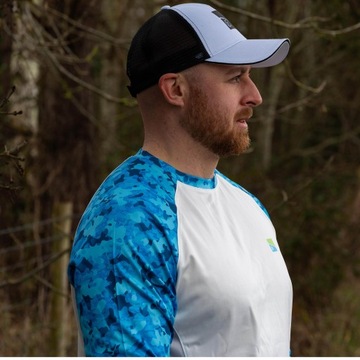 Preston Performance Sun Shirt UPF-35 Рыболовная футболка с фильтром, размер M