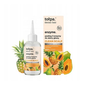 Энзимный пилинг 3 энзима для кожи головы 100 мл Tołpa Hair ENZYME