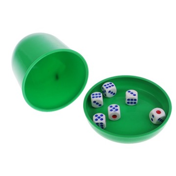 Бар KTV Dice Game Кубок для игры в кости Зеленый инструмент для догадок