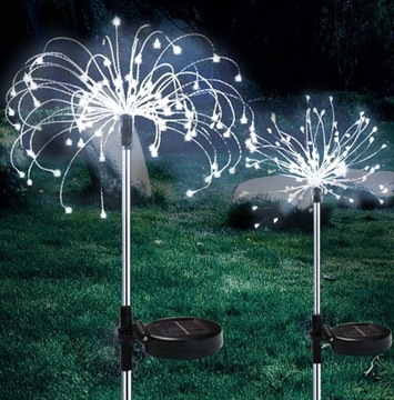 2X СОЛНЕЧНАЯ ЛАМПА ФЕЙЕРВЕРК Одуванчики УКРАШЕНИЕ 150LED