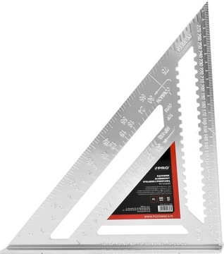 KĄTOWNIK STOLARSKI ALUMINIOWY uniwersalny Pro 3-01-05-E1-906 300 mm