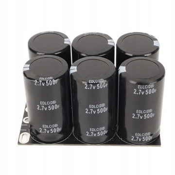 KONDENSATOR SAMOCHODOWY 16V83F 2.7V500F 6 SZT.