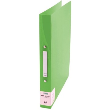 Segregator 2ringowy PP transparentny zielony 2200 110558 D.RECT