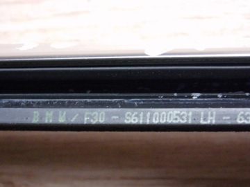 BMW 3 F30 LIŠTA ZHRNUJÍCÍ LEVÝ ZADNÍ CHRÓM 7298921