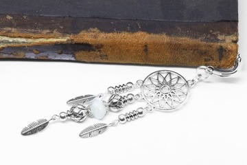 ЗАКЛАДКА, ловец снов, АКВАМАРИН, гематит