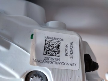 PORSCHE MACAN 95B 95B615105DH CAYENNE 7PP615123C TŘMENY BRZDOVÉ PŘEDNÍ