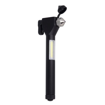Latarka ręczna LED EMERGENCY z magnesem i młotkiem 2xAAA COB FLF-03 Forever
