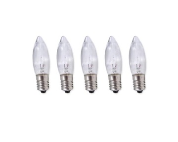 ŻARÓWKA DO ŚWIECZNIKA ADWENTOWEGO E10 34V 3W BIAŁA