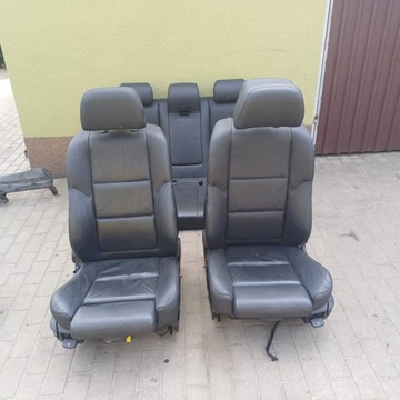 BMW E60 LIFT FOTELE TAPICERKA SKÓRZANA KOMPLET M-PAKIET
