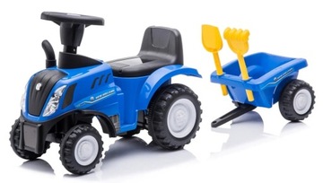 Jeździk SUN BABY Traktor z przyczepą New Holland