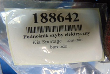 KIA SORENTO III 3 MOTOREK OKNO ZADNÍ PRAVÝ