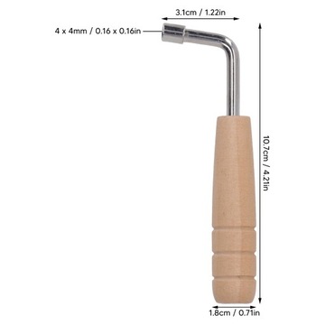 ИНСТРУМЕНТ ДЛЯ НАСТРОЙКИ ЛИРЫ АРФЫ 4 ММ