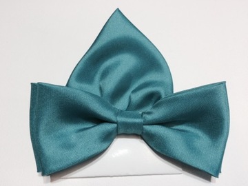 TURKUSOWA ZIELEŃ MUCHA MUSZKA Z WYPUSTKĄ POSZETKĄ