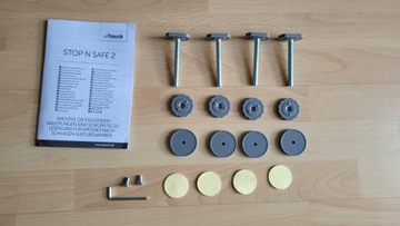 Barierka rozporowa na drzwi HAUCK Stop N Safe 2 szerokość 84-89cm Szara