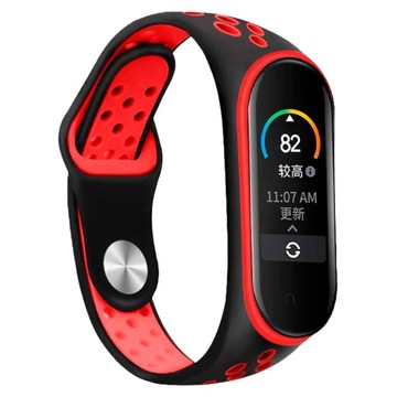 Opaska pasek perforowany do Xiaomi Mi Band 5/6 | 7 KOLORÓW