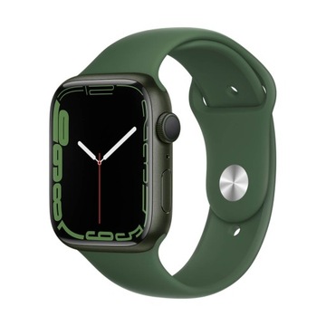 Apple Watch 7 45mm GPS Green Aluminium Clover Zielony JAK NOWY
