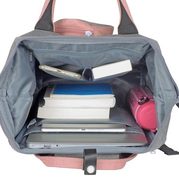 Plecak do samolotu wizzair Himawari Sorrel HM1881 na laptopa 13,3 USB kawa