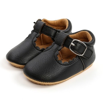 Baby Sandals Leather Upper Rubber Sole Anti Slip Soft Comfortable Light Bre
