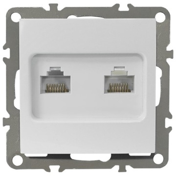 QUADRA GNIAZDO KOMPUTEROWE PODWÓJNE LAN RJ45x2