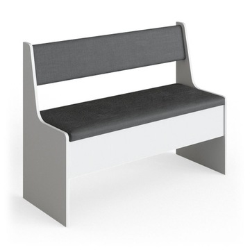 ŁAWKA KUCHENNA ROMAN 80cm, BIAŁA/ANTRACYT, VICCO