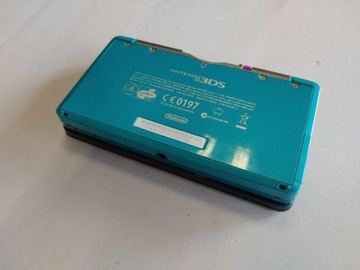 КОНСОЛЬ NINTENDO 3DS СИНЯЯ + СТИЛУС + КАРТА ПАМЯТИ + ОРИГИНАЛЬНОЕ ЗАРЯДНОЕ УСТРОЙСТВО