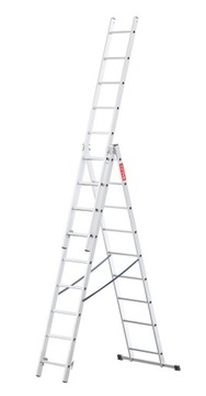 Многофункциональная алюминиевая лестница 3х9 ступенек, ПОЛЬСКИЙ товар + БЕСПЛАТНО
