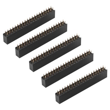 GNIAZDO SZPILKOWE LISTWA 2X20 2,54MM 5SZT