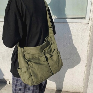 карманный холщовый рюкзак модный размер одежды