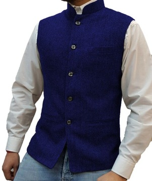 2023 Nowa Men's Vest Single Breasted Slim Fit Vintage Waist