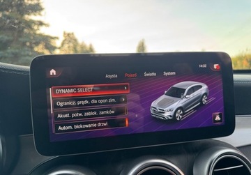 Mercedes GLC C253 Coupe Facelifting 2.0 220d 194KM 2020 Mercedes-Benz GLC AMG 4Matic MiltiBEAM Alu19 Kamera Virtual Navi Serwis Pi, zdjęcie 7