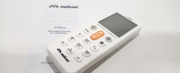 Meliconi AC 200 - универсальный пульт для кондиционеров, с подсветкой, БЕЛЫЙ