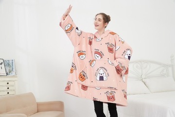 Koc bluza kocobluza Hastiget Oversize Pink Sushi