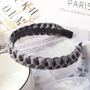 Fashion Solid Color Braid Hairbands For Women Weaving New Non-slip
