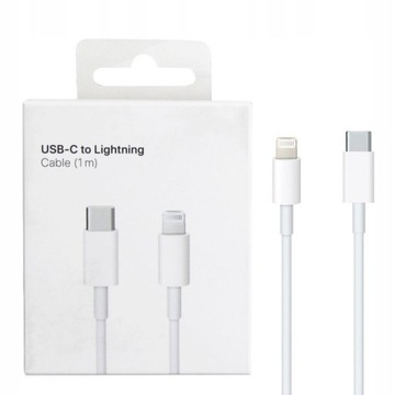 ŁADOWARKA KABEL USB LIGHTNING SZYBKIEGO ŁADOWANIA DO IPHONE 12 13 14 PRO 1M