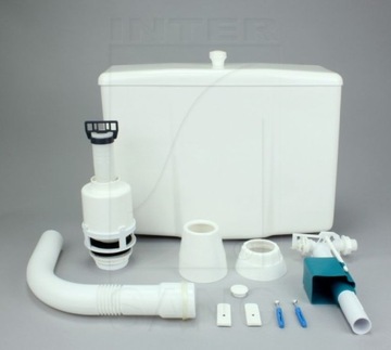 НИЖНИЙ Смывной кран для унитаза + сливная трубка