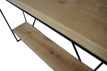 КОНСОЛЬ ЛОФТ 100 СМ МАССИВ ДУБА С ПОЛКОЙ