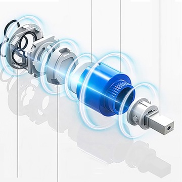 Черный смеситель для душа ТЕРМОСТАТ LCD