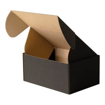 Karton do wysyłki fasonowy CZARNY 185x125x85mm Pudełko InPost B 20 sztuk