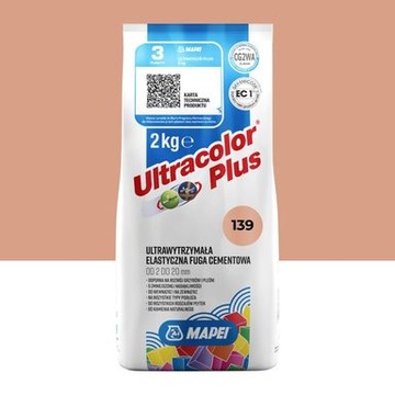 Fuga MAPEI Ultracolor Plus 139 Pudrowy róż 2kg
