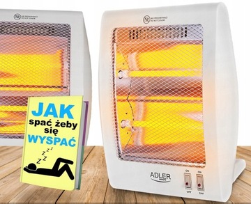 GRZEJNIK ELEKTRYCZNY PODCZERWIEŃ OGRZEWACZ FARELKA